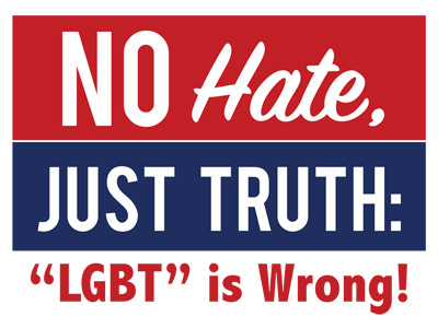 No Hate Just Truth Red