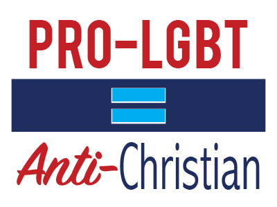 Pro-LGBT Anti-Christian